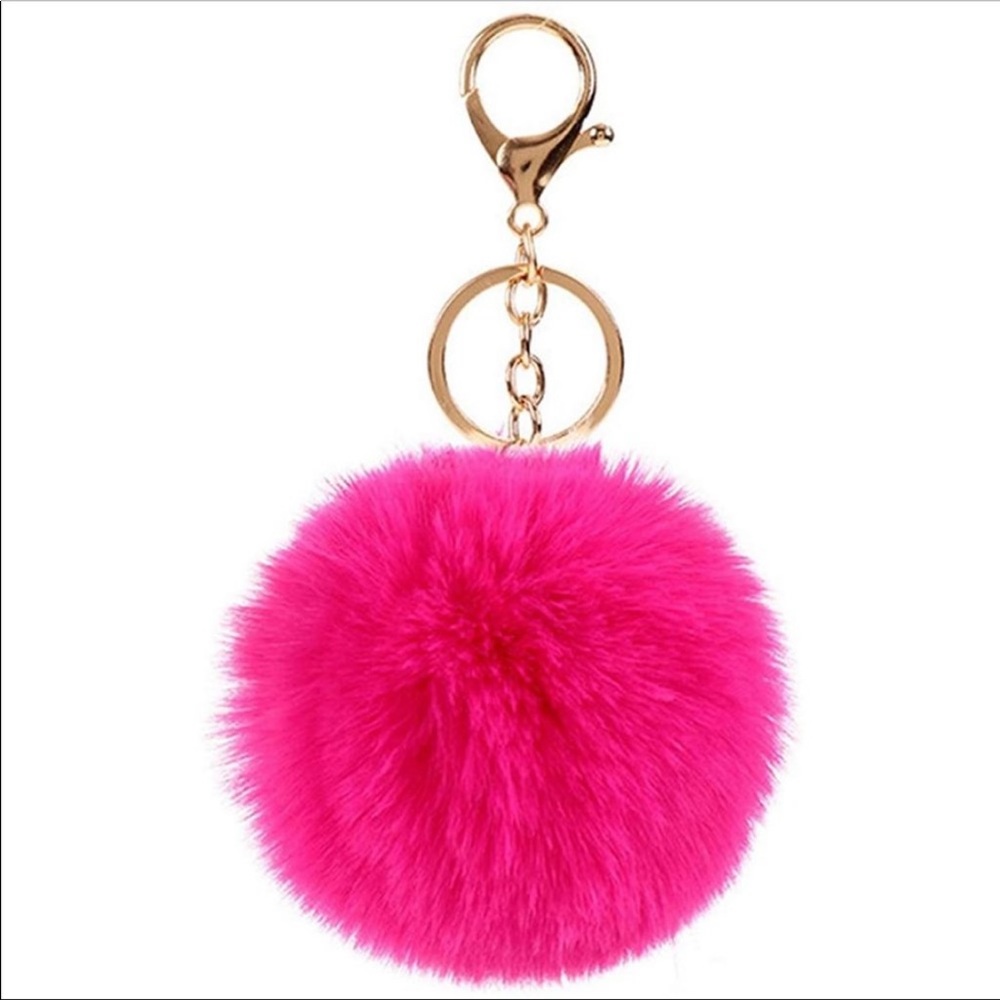 NEW Pom Pom Key Chain